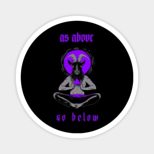 Esoteric design "as above so below" Magnet